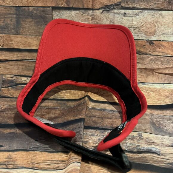 Jim Beam Racing Bobby Gordon Visor Golf Cap Embroidered Hat Stylemaster Tennis - Picture 5 of 8